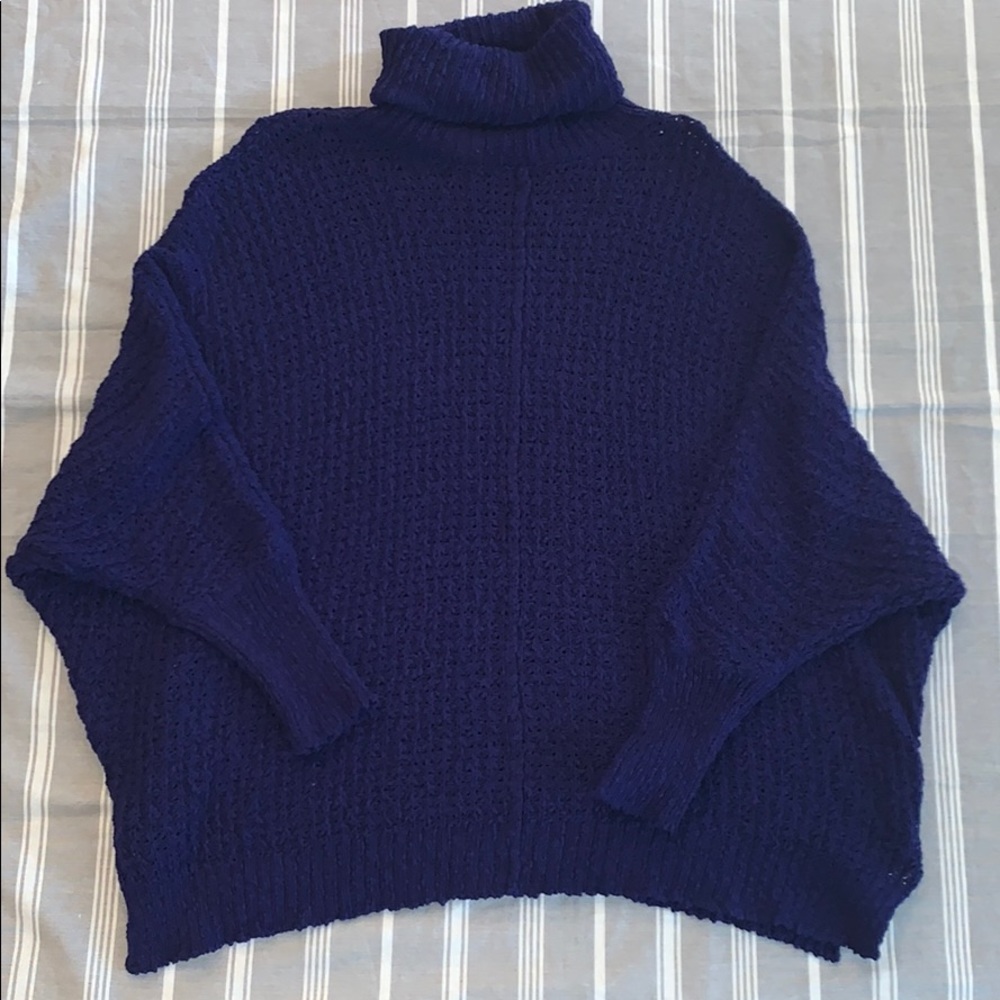 🔵Womens cowl neck knit Sweater! m/L NEVER WORN!